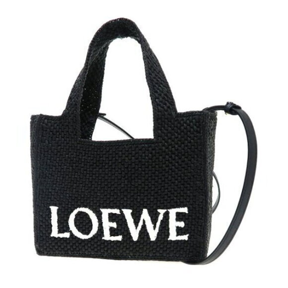 Loewe Handbags - Loewe Font Tote Raffia